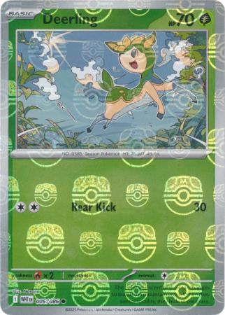 White Flare - 006/086 - Deerling - Master Ball Reverse Holo