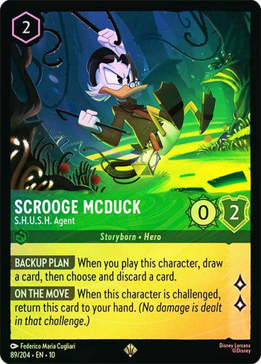 Whispers in the Well - 089/204 - Scrooge McDuck - S.H.U.S.H. Agent - Foil