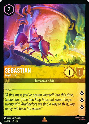Whispers in the Well - 016/204 - Sebastian - Loyal Crab - Foil