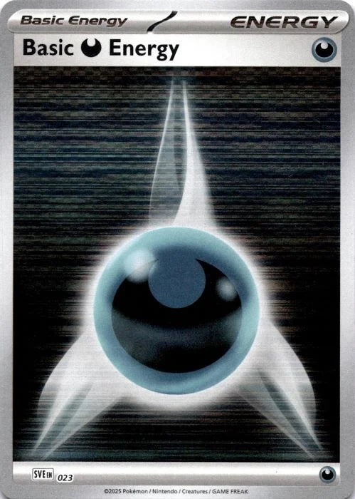 Black Bolt & White Flare - SVE023 - Darkness Energy - Reverse Holo
