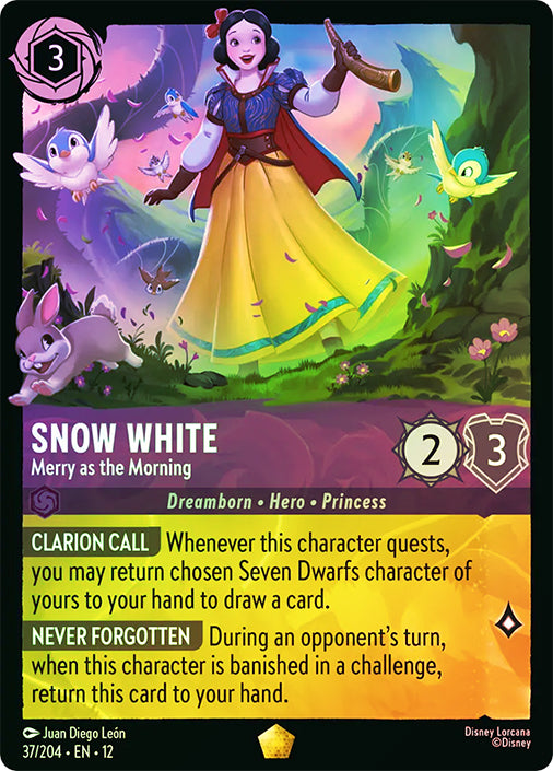 Wilds Unknown - 037/204 - Snow White - Merry as the Morning - Foil
