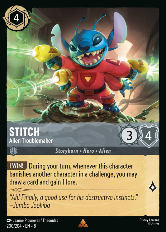 Reign Of Jafar - 200/204 - Stitch - Alien Troublemaker
