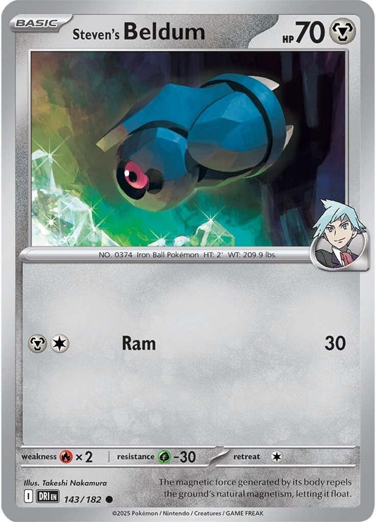 Destined Rivals - 143/182 - Steven's Beldum