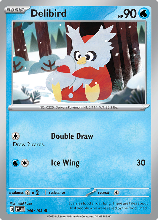 Paldea Evolved - 046/193 - Delibird (Stamped) (Sealed)