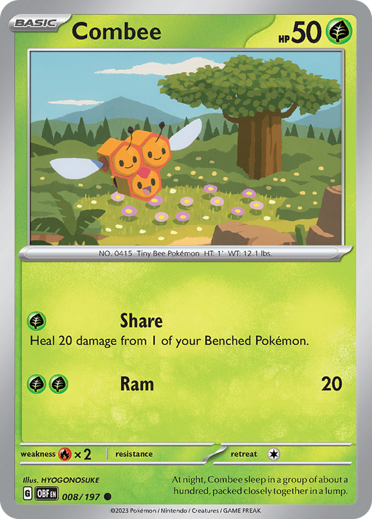 Obsidian Flames - 008/197 - Combee