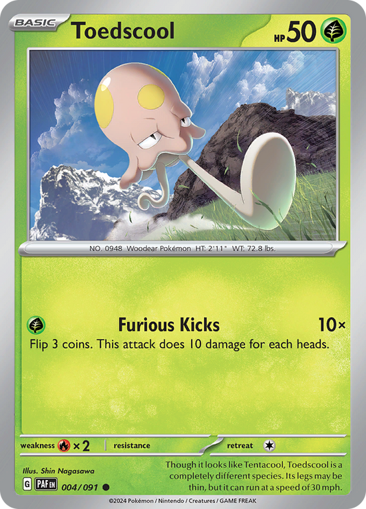 Paldean Fates - 004/091 - Toedscool