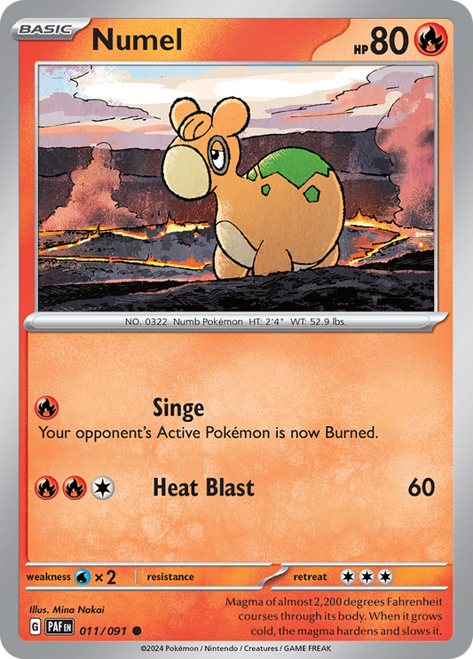 Paldean Fates - 011/091 - Numel
