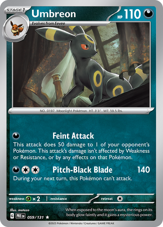 Prismatic Evolutions - 059/131 - Umbreon - Holo