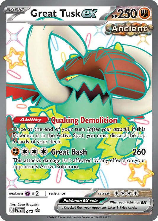 Black Star Promos - SVP072 - Great Tusk ex