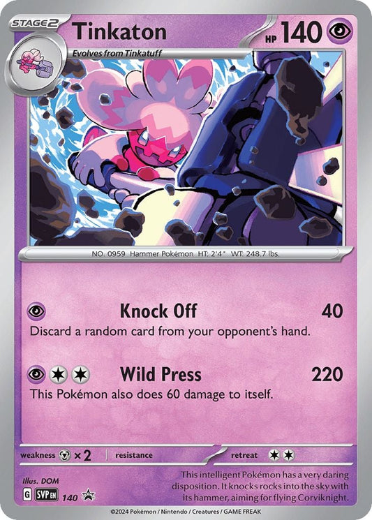 Black Star Promos - SVP140 - Tinkaton - Holo