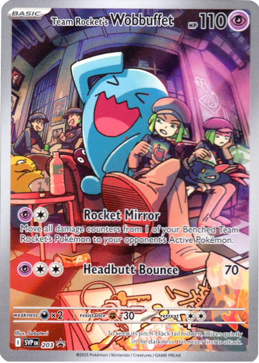 Black Star Promos - SVP203 - Team Rocket's Wobbuffet
