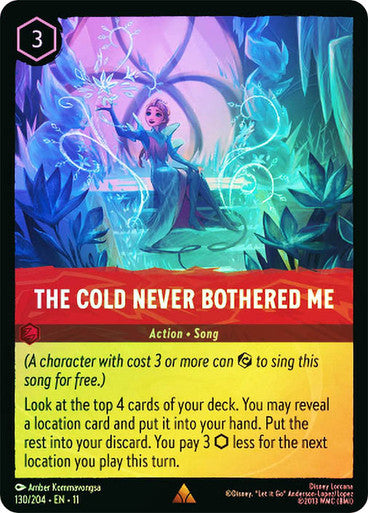 Winterspell - 130/204 - The Cold Never Bothered Me - Foil