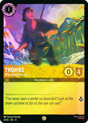 Winterspell - 001/204 - Thomas - Wide-Eyed Recruit - Foil