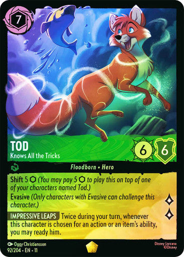 Winterspell - 092/204 - Tod - Knows All the Tricks - Foil