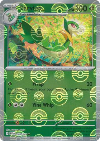 Black Bolt - 002/086 - Servine - Poké Ball Reverse Holo