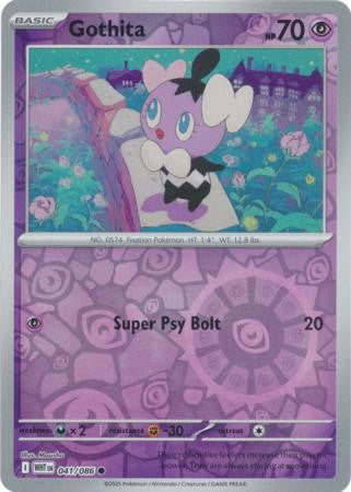 White Flare - 041/086 - Gothita - Reverse Holo