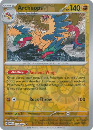 White Flare - 051/086 - Archeops - Reverse Holo