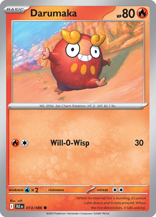 Black Bolt - 013/086 - Darumaka