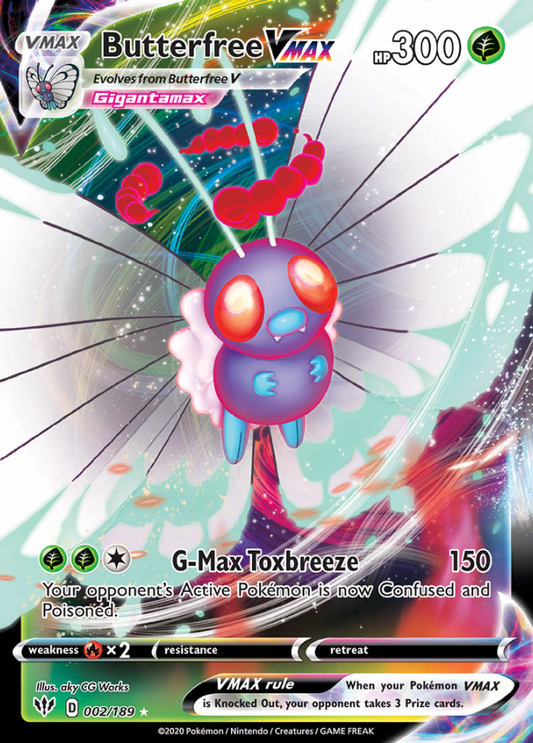 Darkness Ablaze - 002/189 - Butterfree VMAX