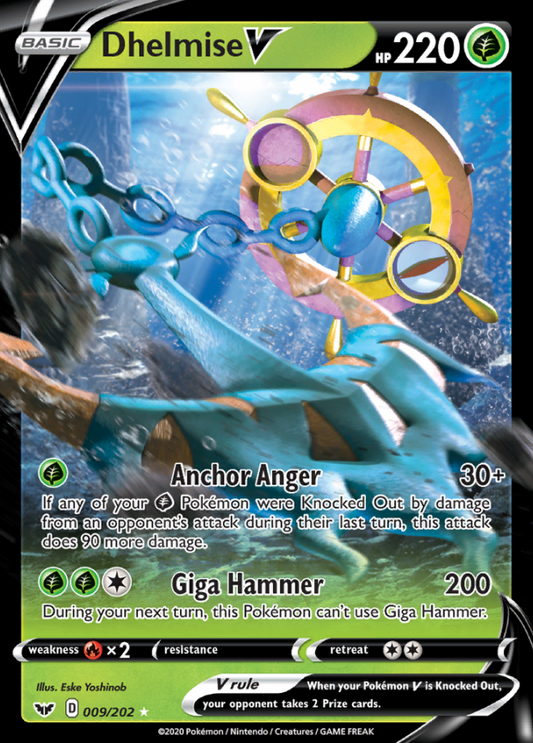 Sword & Shield - 009/202 - Dhelmise V