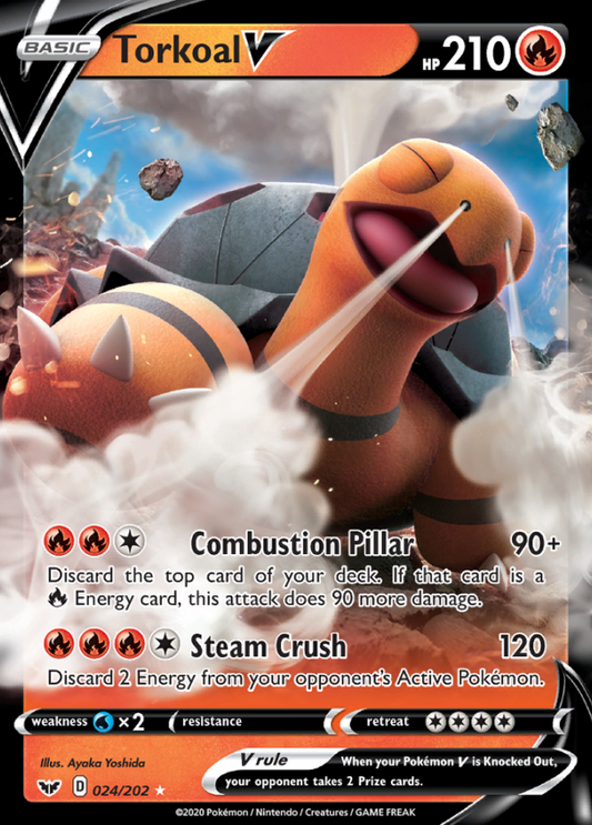 Sword & Shield - 024/202 - Torkoal V