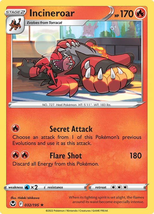 Silver Tempest - 032/195 - Incineroar