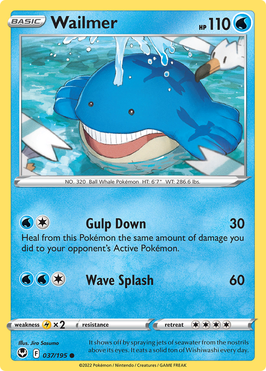 Silver Tempest - 037/195 - Wailmer