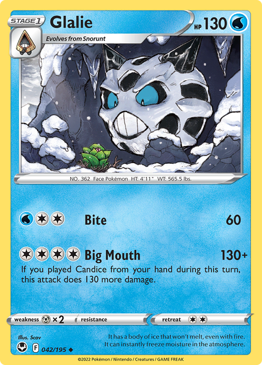 Silver Tempest - 042/195 - Glalie