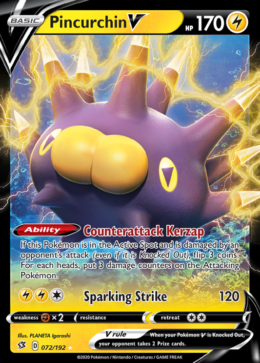 Rebel Clash - 072/192 - Pincurchin V