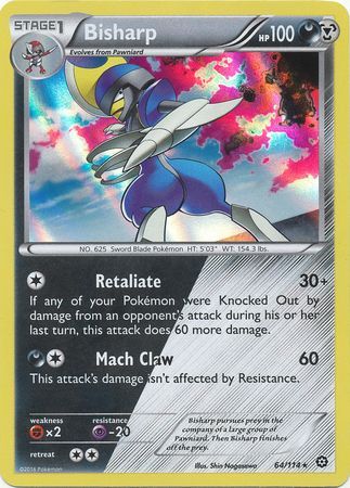 Steam Siege - 064/114 - Bisharp - Holo