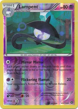 Steam Siege - 049/114 - Lampent - Reverse Holo