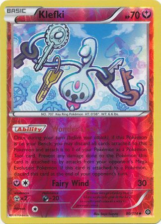 Steam Siege - 080/114 - Klefki - Reverse Holo
