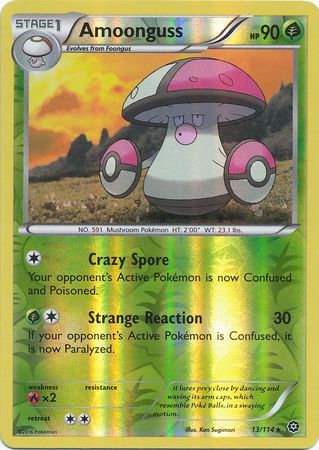 Steam Siege - 013/114 - Amoonguss - Reverse Holo