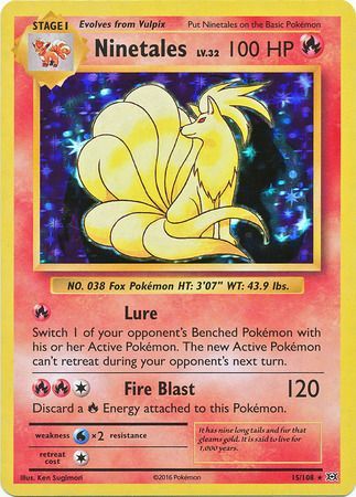 Evolutions - 015/108 - Ninetales - Holo