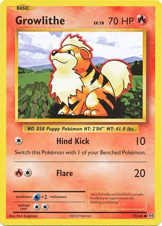 Evolutions - 017/108 - Growlithe