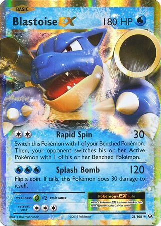 Evolutions - 021/108 - Blastoise EX