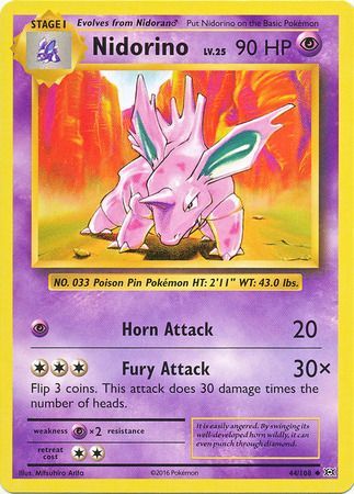 Evolutions - 044/108 - Nidorino