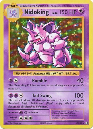 Evolutions - 045/108 - Nidoking - Holo