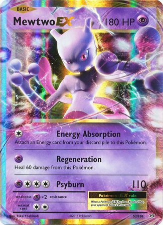 Evolutions - 052/108 - Mewtwo EX