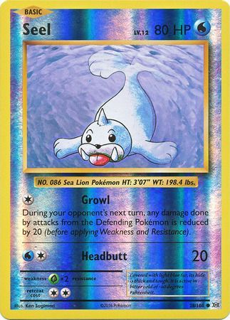 Evolutions - 028/108 - Seel - Reverse Holo