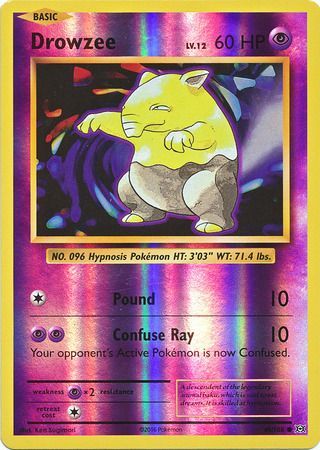 Evolutions - 049/108 - Drowzee - Reverse Holo