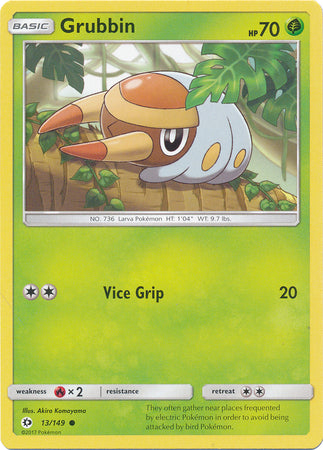 Sun & Moon - 013/149 - Grubbin