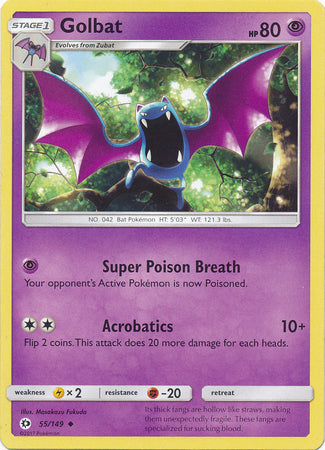 Sun & Moon - 055/149 - Golbat