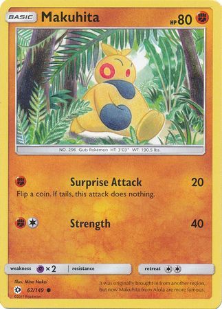 Sun & Moon - 067/149 - Makuhita