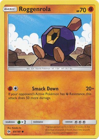 Sun & Moon - 069/149 - Roggenrola