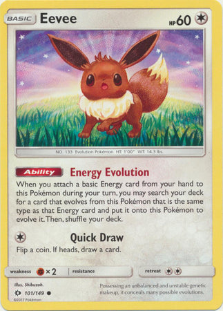 Sun & Moon - 101/149 - Eevee