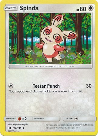 Sun & Moon - 102/149 - Spinda