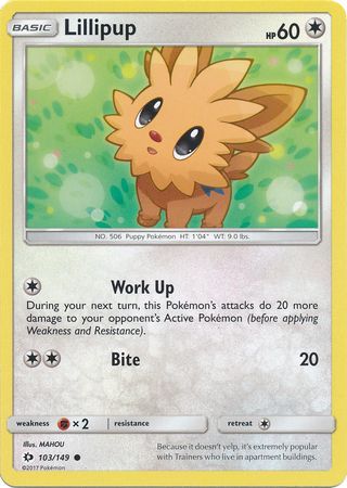 Sun & Moon - 103/149 - Lillipup