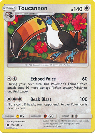 Sun & Moon - 108/149 - Toucannon