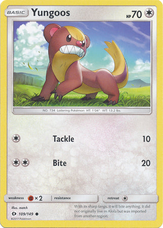 Sun & Moon - 109/149 - Yungoos